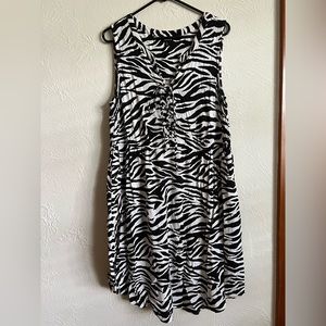 Torrid zebra tank dress